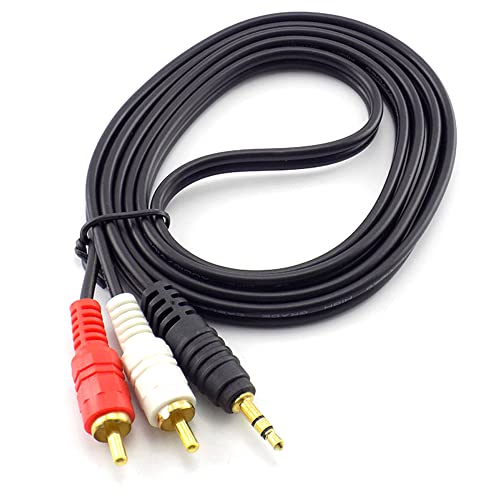 Cable adaptador Jack 3.5mm a 2 RCA 5 m miniatura 1