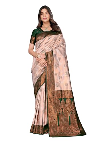Image of Avantika Fashion Women's Kanjivaram Soft Silk Banarasi Sarees With Blouse Piece For Women