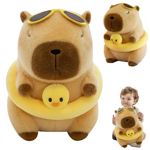 Juguete De Peluche Capybara, 40CM Peluche Capibara, Capybara Peluche Realista, Simulación Carpincho Juguetes, Lindo Muñecos Peluche Carpincho, Peluche de Capybara, Regalo de Cumpleaños para Niños