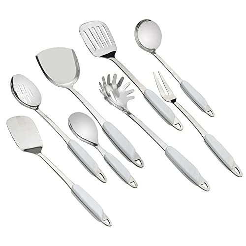 Eagrye 8-Piece Stainless-Steel Kitchen Cooking Utensils #TOP22