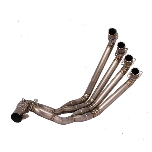 WEHOMY Motocicleta Tubo Escape Silenciador Escape para CB650R para CB650F para CBR650R para CBR650F 2014-2023 Escape Motocicleta Deslizante Modificar Tubo Enlace Medio Delantero