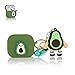Derhom Airpods 3 Silicone Case Funny Cute Fashion Soft Cartoon Cover Skin Compatible for Apple Airpods 3 [Serie Cartone Animato con Bambola] (Avocado)