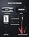 NEXPOW 6000A Jump Starter, 24000mAh Battery Jumper Starter Portable with 60W PD Fast Charging, Powerful Car Jump Box with 3.2″ HD Display, DC Output, for 12V All Gas Engines/Up to 12L Diesel