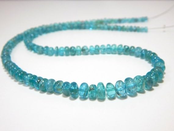 Apatite naturelle ronde lisse 7.3mm pour création bijoux de luxe