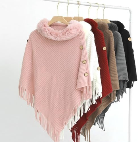 Knitted Sweater Pashmina Shawl Wrap For Women Cashmere Scarf Wrap Tops Warm Fall Winter Cardigan Cape 20252