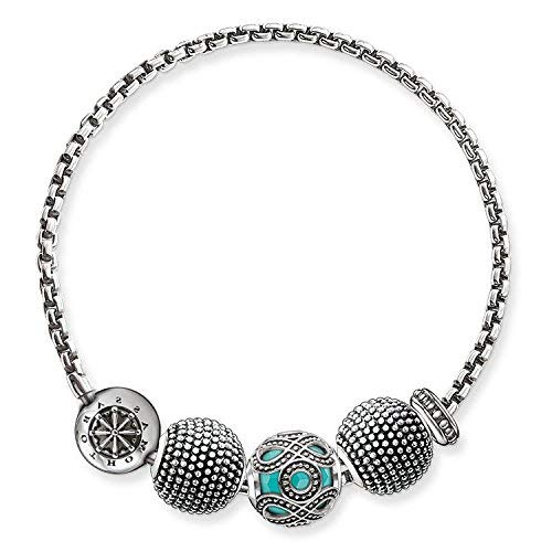 Preisvergleich Produktbild THOMAS SABO Damen-Charm-Armbänder 925 Sterlingsilber SET0249-941-17-L18