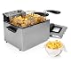 Kaltzonen-Fritteuse Princess, 3270 Watt, 5 Liter, 3 Frittierkörbe