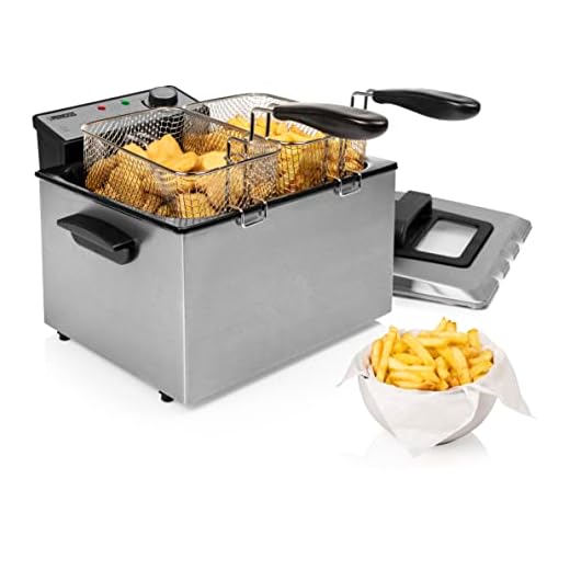 Princess Friteuse 5 litre-185000 Habillage en Acier Inoxydable, Métal