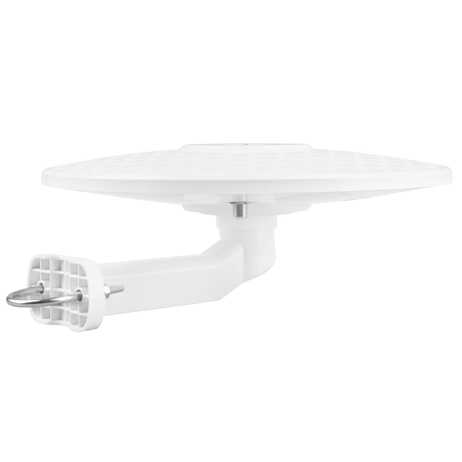 Maclean MCTV-103 Antenna attiva omnidirezionale DVB-T2 HEVC da 12 V per camper, roulotte e barche – Resistente alle intemperie, filtro LTE, ricezione a 360°, design compatto