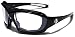 Oversized Choppers Men's Sport Padded Motorcycle Bikers Sunglasses BLACK CLEAR