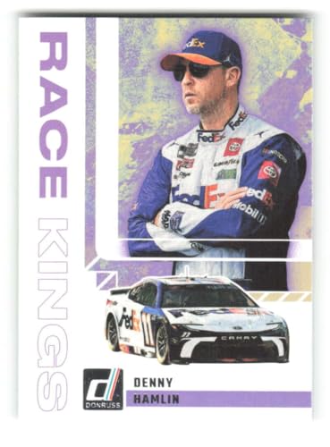 2025 Donruss Race Kings #2 Denny Hamlin FedEx Express/Joe Gibbs Racing/Toyota NASCAR Racing Trading Card