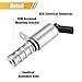 X AUTOHAUX Variable Valve Timing Solenoid VVT Oil Control Valve for Buick for Chevy for GMC 1.5L 1.4L New Engine Camshaft Variable Valve 12671373