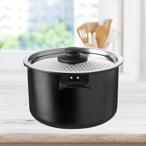 Mango de repuesto para olla de salsa y vaporera universal negro 7