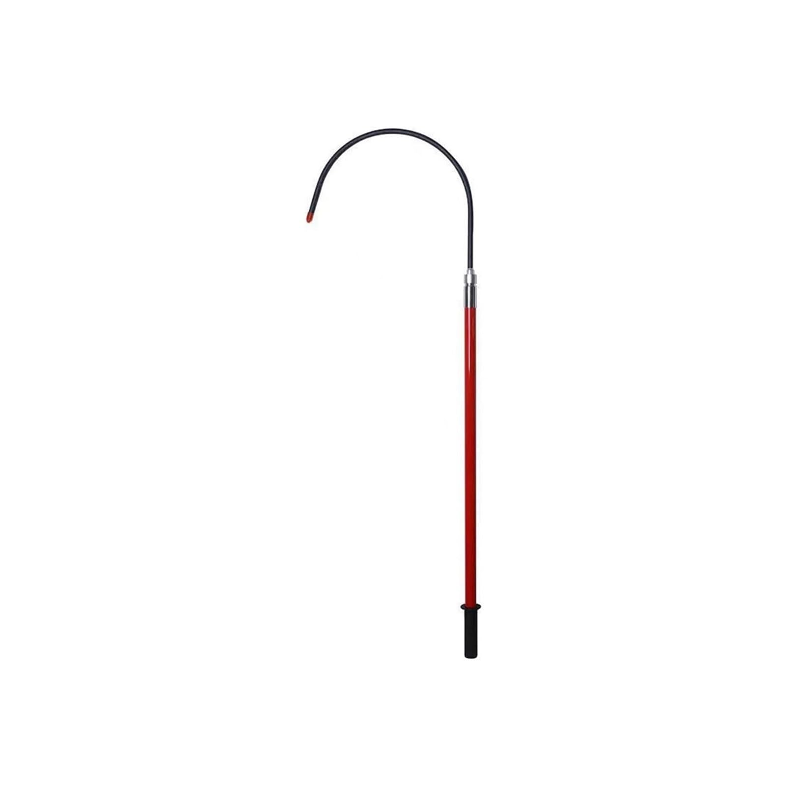 GTHTUHFD Electric Safety Rescue Hook, High Voltage Insulated Rescue Hook, Lifesaving Pole, 220Lb Load Safety Rescue Hook, Electrocution Emergency Rescue Pole,Red-2m/6.6ft