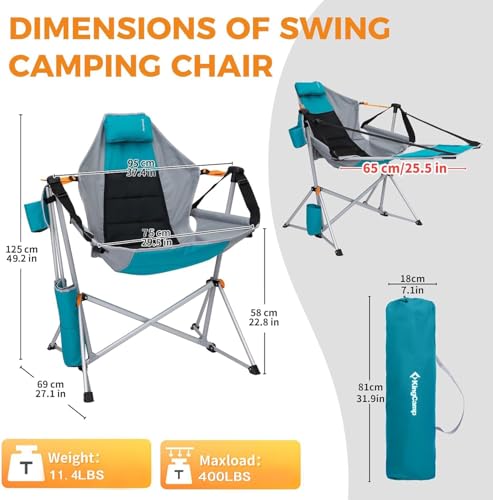 KingCamp Hammock Chair with Footrest