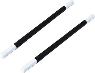 2x Magic Wand Black and White Magician Wands 26.5cm Long Magic Spell Caster Party Bag Fillers Kids Toys Fancy Dress Accessories Book Day