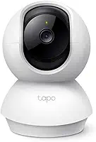 TP-Link-Tapo C200, Camera de Segurança Wi-Fi 360º, 1080p Full HD, Visão Noturna, Audio de duas vias, Detecção de Movimentos, Trabalha com Alexa, 512G de Armazenamento Local, Armazenamento na Nuvem