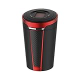 星光産業 EXEA 車内用品 灰皿 ソーラーライトアッシュ ED-212 レッド