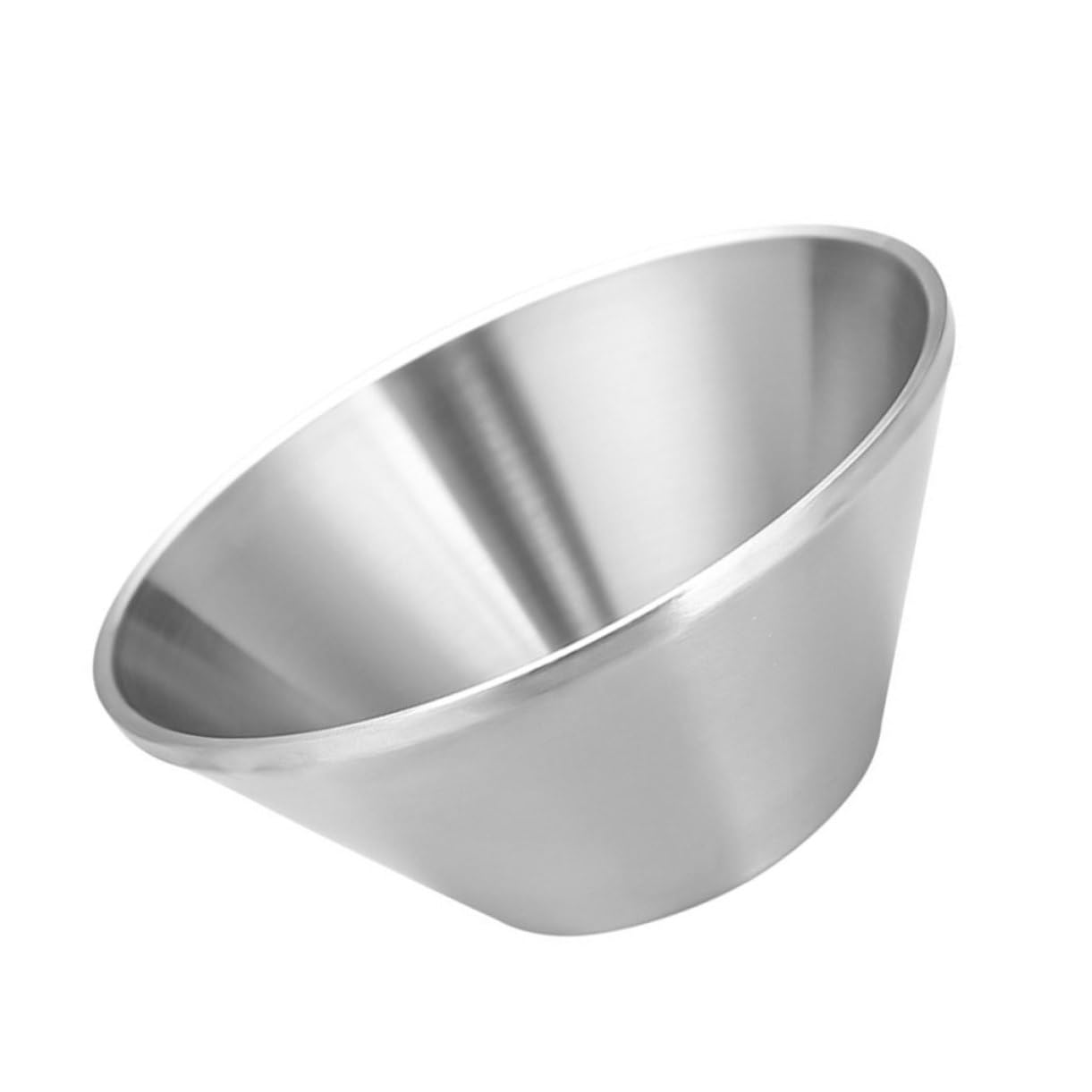 Amazon | OUNONA 不锈钢双层断热碗 キッチン用耐熱サラダボウル 防熱