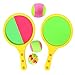 SIMUER Raquette Scratch De Plage Sport Jeu Tennis Baseball Eté Jeu Plage Jouets avec 3 Balles Deux Modes De Jeu Jouets en Plein Air Jouets pour Garçons Raquette Scratch Jeux Exterieur Enfant