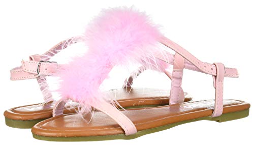 Image of Kensie Girl Girl's Caroline Sandal, Pink, 12 Medium US Little Kid