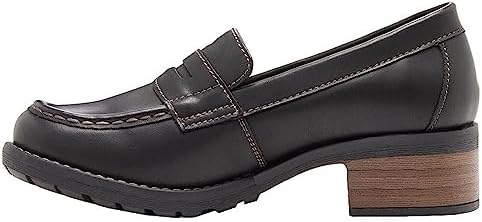 Eastland Women's Holly Penny Loafer, Black, 8 | Image 2