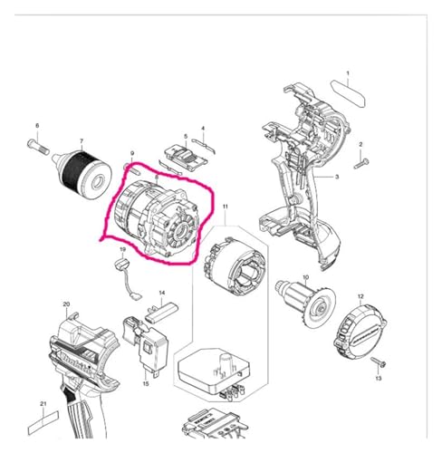 Convertidor de par con engranajes para caja cambios XPH14Z y DHP486 5