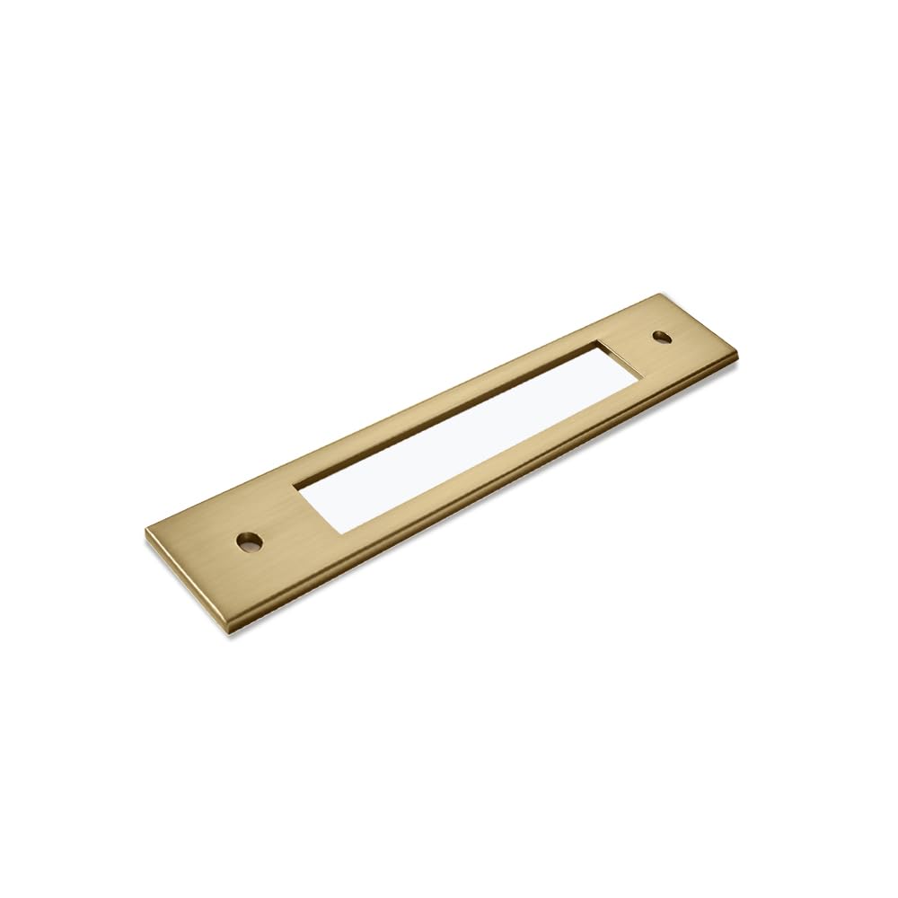 Khtumeware - 76BP Brushed Brass Cabinet Pulls CTC 3 in (76 mm) 5 Pack