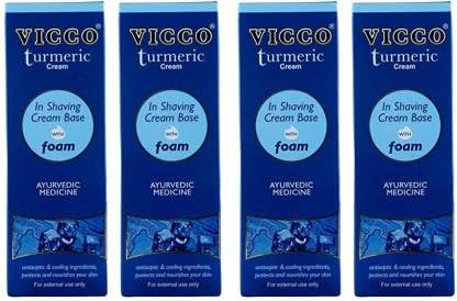 VICCO Shaving Cream Base with Foam Turmeric Cream In Shaving Cream (280 g)