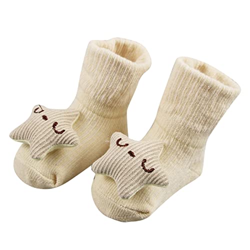 Children Cute Baby Knitted Socks for Autumn Winter Floor Crawling Newborn Baby Warm Ankel Socks Knitting Shoes