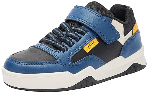 Geox J Perth Boy E, Zapatillas, Avio Yellow, 35 EU