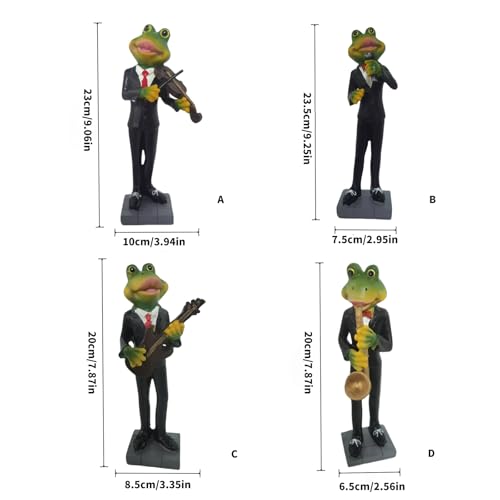 Figurines de Grenouilles en Résine pour Décoration Intérieure et Extérieure