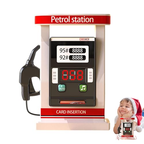 Juguete de estación de simulación: gasolinera para niños, surtidor de Gasolina para niños, Juguete con surtidor de Gasolina, Juguete para Juego de simulación de gasolinera | Juego de simulación