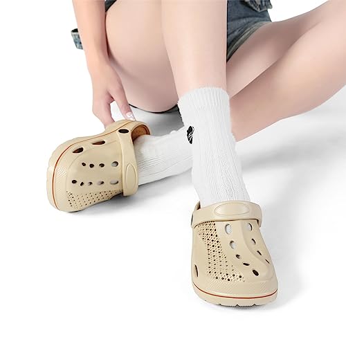 VZQ Women and Men Arch Support Clogs Slip-on Garden Shoes Outdoor Beach Slippers Sandals with Plantar Fasciitis Feet Cushion Insoles4