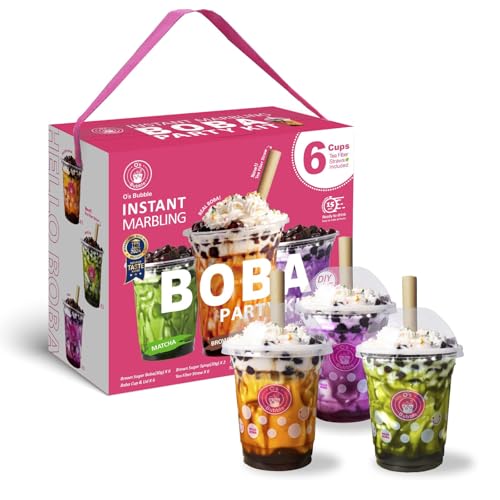 O's Bubble Boba Tea Kit - Bubble Tea Kit - All in One Boba Kit fo...