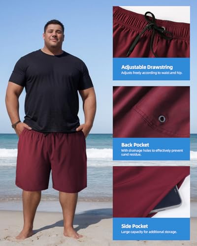 Short de bain à séchage rapide Arcweg grande taille extensible et léger