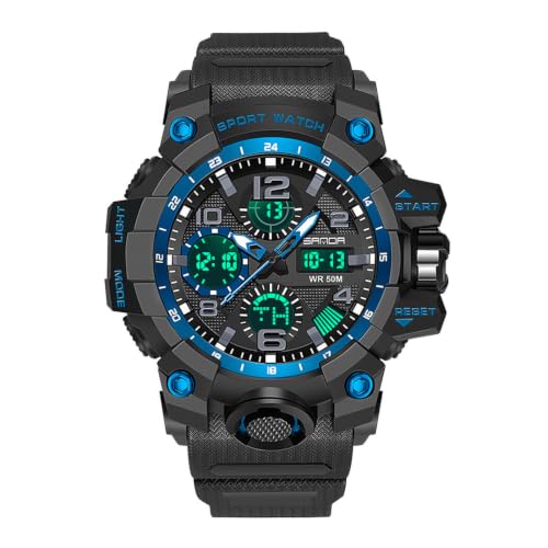 Montre de sport étanche YOOTEN à double affichage avec chronomètre précis