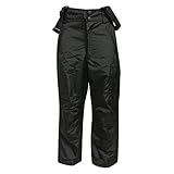 outburst softshell overall 116  Outburst - Skihose Schneehose 10.000 mm Wassersäule Skihose Schneehose Jungen, schwarz, Größe 116