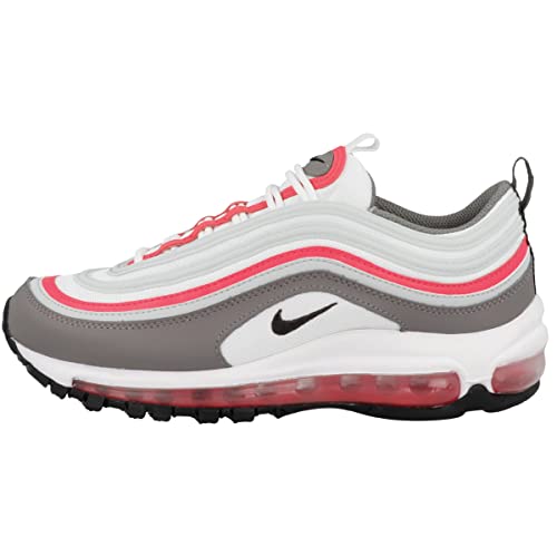 Nike Air Max 97 Girls Shoes Size 5, Color: White/Grey/Red