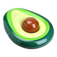 Eayoly Inflatable Pool Floats with Ball, Avocado Lounge Raft with Ball, Large Beach, Avocado Lounge Raft with Ball Double Open Decorations Toys