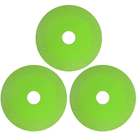 3PCS Glass Cutting Disc, Glass Cut Off Wheel Diamond Cutting Disc Angle Grinder Cutting Disc 1mm Thin Saw Blade Wheel Glass for Angle Grinder Grinding of Glass Jade Crystal Cover