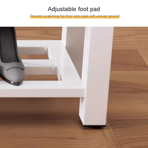 Banc à chaussures blanc avec coffre de rangement de chambre