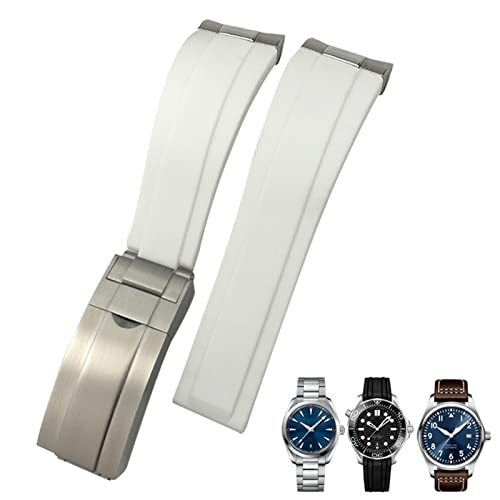 Bracelet caoutchouc 20mm de haute qualité pour IWC Mark