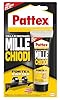 Pattex Millechiodi Forte & Rapido, adesivo di montaggio extra forte che sostituisce viti e fori al muro, adesivo bianco con effetto ventosa, 1x100g blister