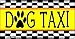 SMART BLONDE Dog Taxi Novelty Metal Key Chain KC-8027