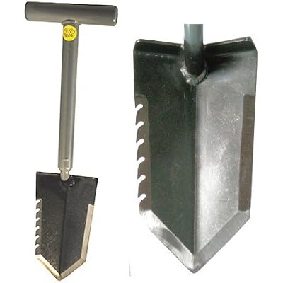 1V_WWMFG-TH18-SER-L Mini Sampson 18" T-Handle Shovel with Serrated Blade