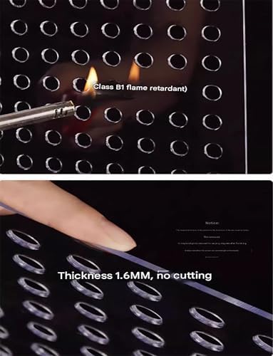 10mm Hole Polycarbonate Sheets - Decorative Leak-Proof Transparent Window Pads, Durable Mesh Screen for Home & Garden, 60x440cm, Weather Resistant, UV Protection