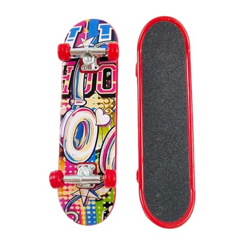 Monopatín con la del Dedo - Mini Juguete para Patinar con Movimiento de los Dedos | Cubierta de patín Creativa para niños, Colecciones, cestas navideñas, diseño Aleatorio