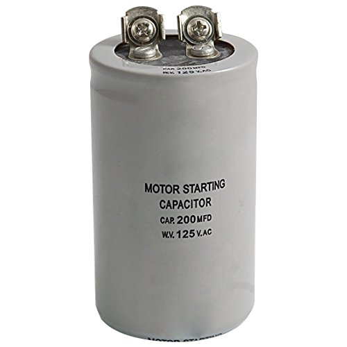 TOOGOO(R) AC 125V 200uF 200MFD 2 Terminals Motor Run Start Capacitor