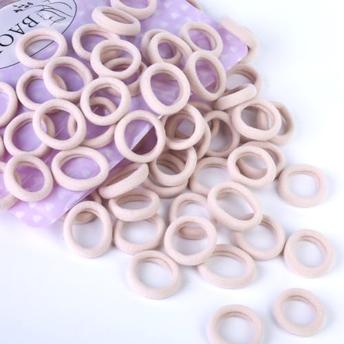 BAOLI Blonde Kids Hair Ties for Toddler Girls, 1 In in Diameter, 200PCS